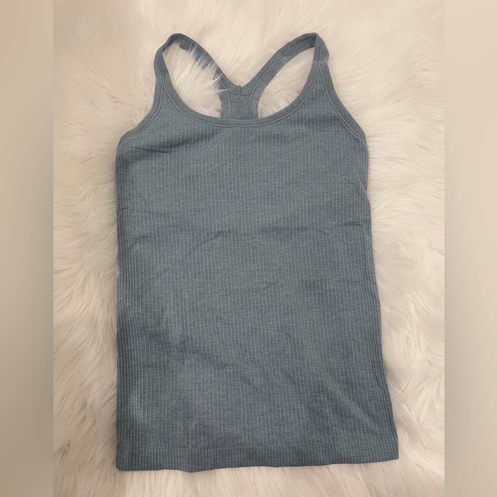 Lulu stone blue tank top